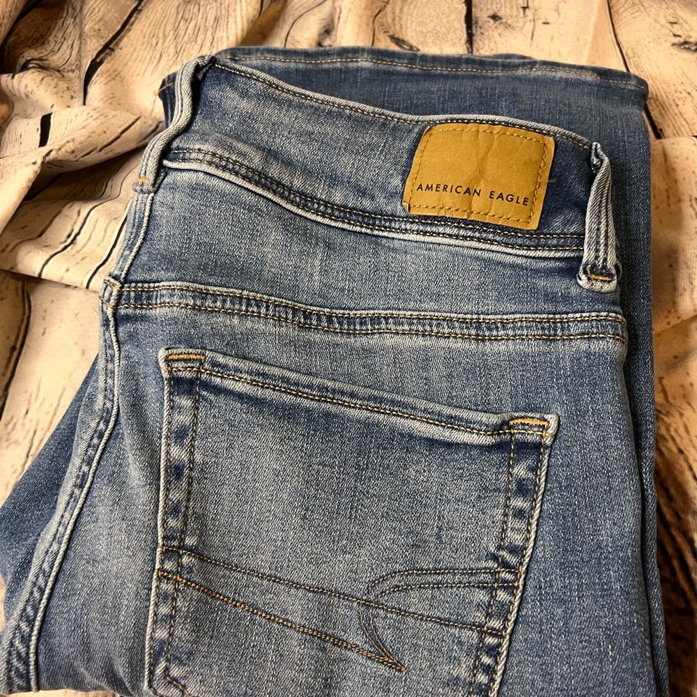 American Eagle Outfitters Denim Blue Boot Cut Jeans Size 0